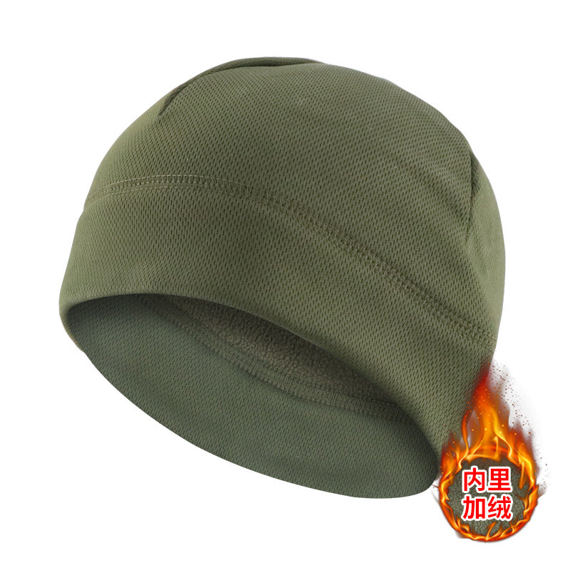 Winter Warm Hat Thickened Hood Outdoor Cycling Windproof Mask Camouflage Men's Cold-Proof Hat Helmet Polar Fleece Warm