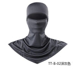 Summer Fishing Full Face Sun Protection Mask Outdoor Dustproof and Anti-Uv Hood Breathable Quick-Drying Sweat-Absorbent Cycling Hood