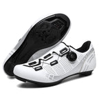 Road bike lock shoes hard bottom factory direct men's and women's mountain bike bicycle shoes lockless cycling shoes lock pedal suit