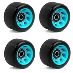 Double-row roller skates wear-resistant carpool four-wheel skates high hardness speed pulley roller skates skateboard universal Pu wheel