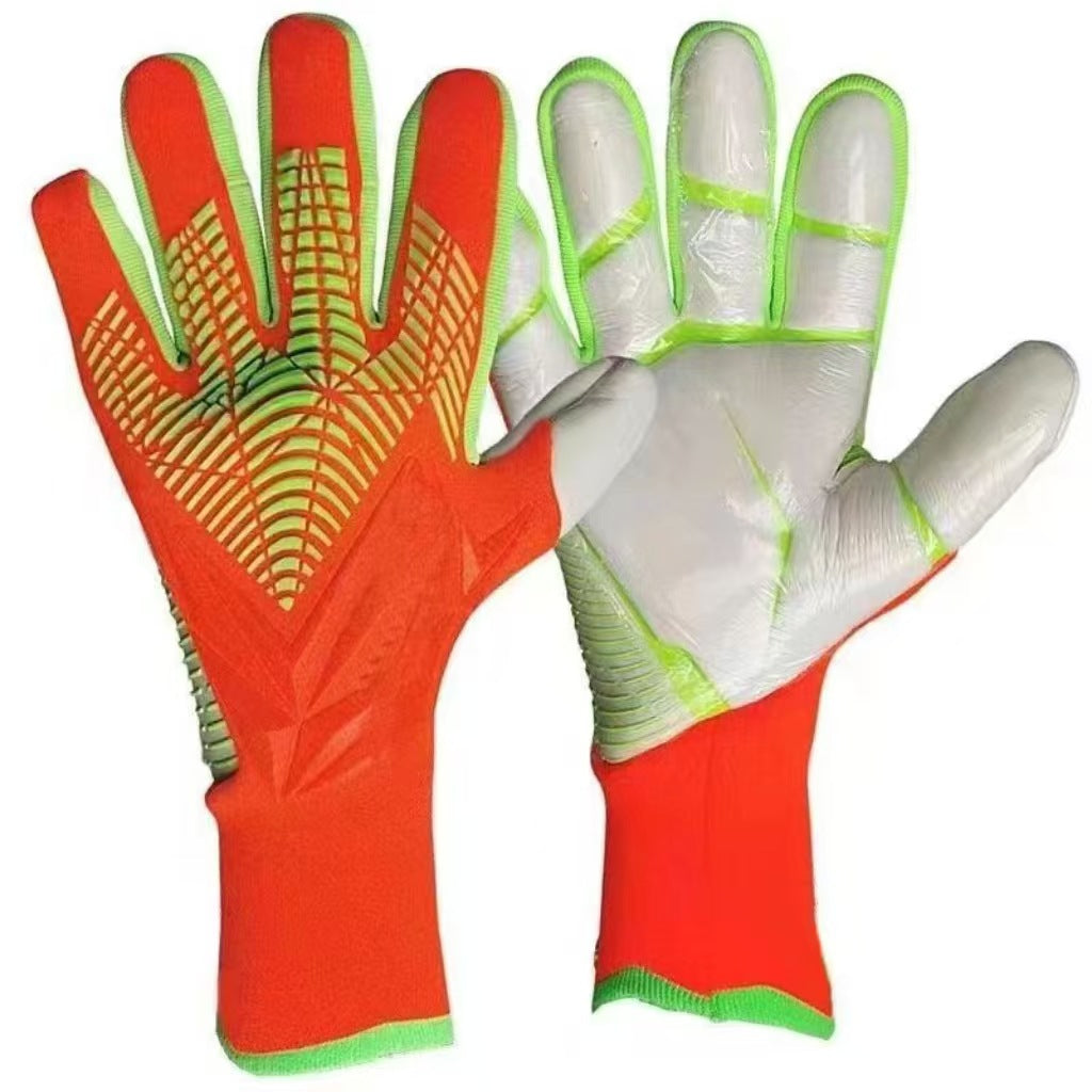 Falcon Football Professional Adult Children Latex Finger Free Comfortable Breathable Wear-Resistant Thickened Goalkeeper Gloves Goalkeeper