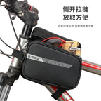 Bicycle bag front beam bag mountain bike bag mobile phone bag upper tube bag waterproof saddle bag riding equipment accessories