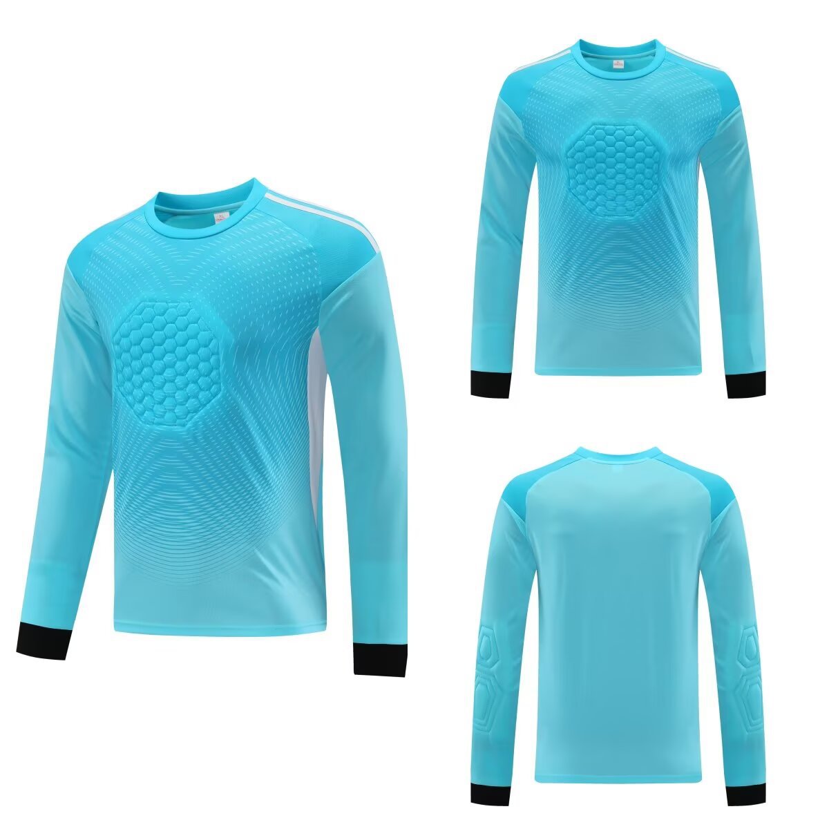 2025 football goalkeeper suit suit men's and women's competition dragon gate suit cross-border foreign trade children's competition breathable long sleeve summer