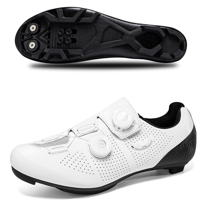 Cross-border New Road Car Lock Shoes Hard Bottom Bike Shoes suit Breathable Lockless Cycling Shoes Men's Mountain Bicycle Shoes