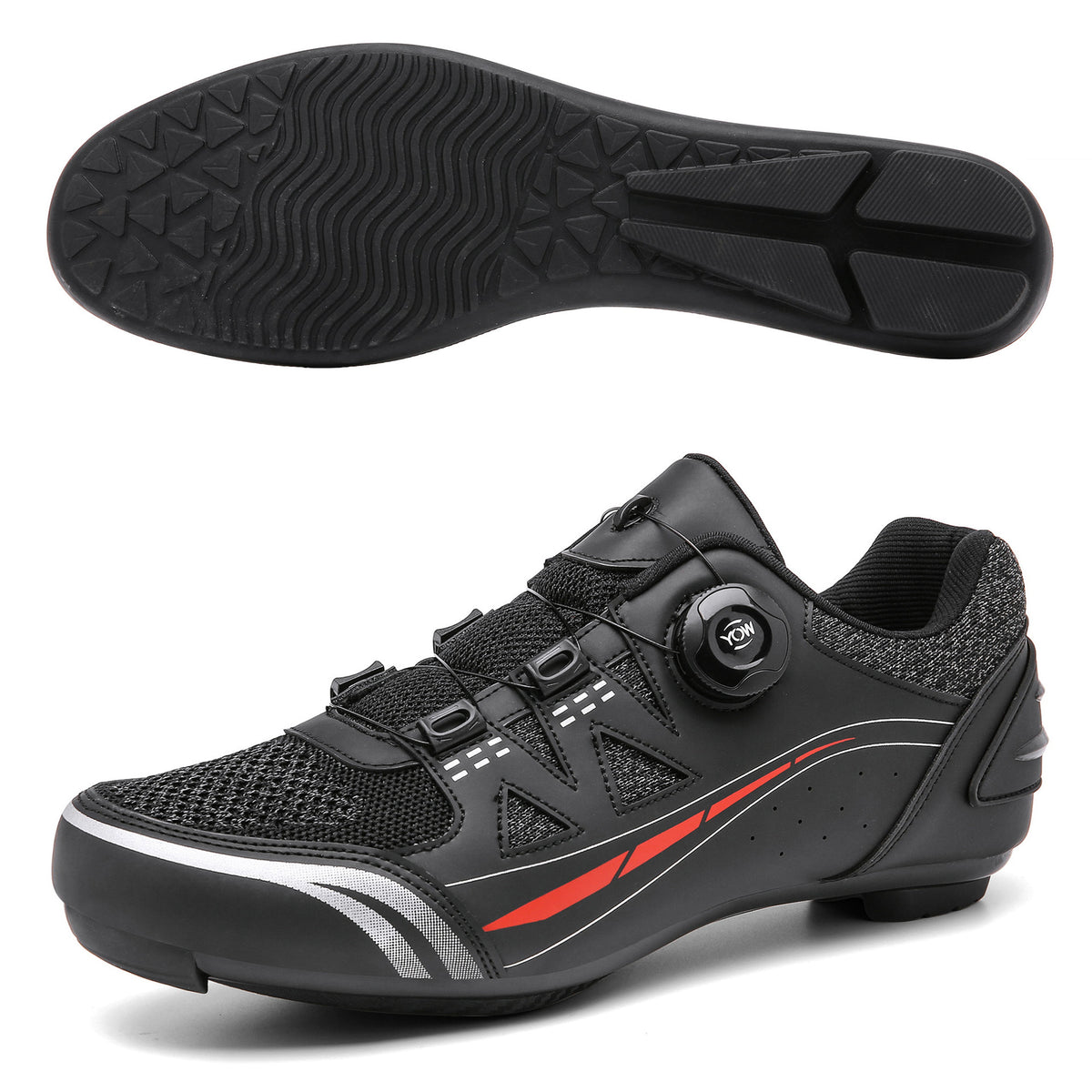 2023 Cross-border New Road Self-locking Riding Shoes Hard Sole Mountain Bike Shoes Power Bicycle Lock Shoes Men's Riding