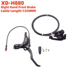 XOD electric bicycle scooter oil brake waterproof 2-core power-off brake disc brake XD-H800 / XD-H880