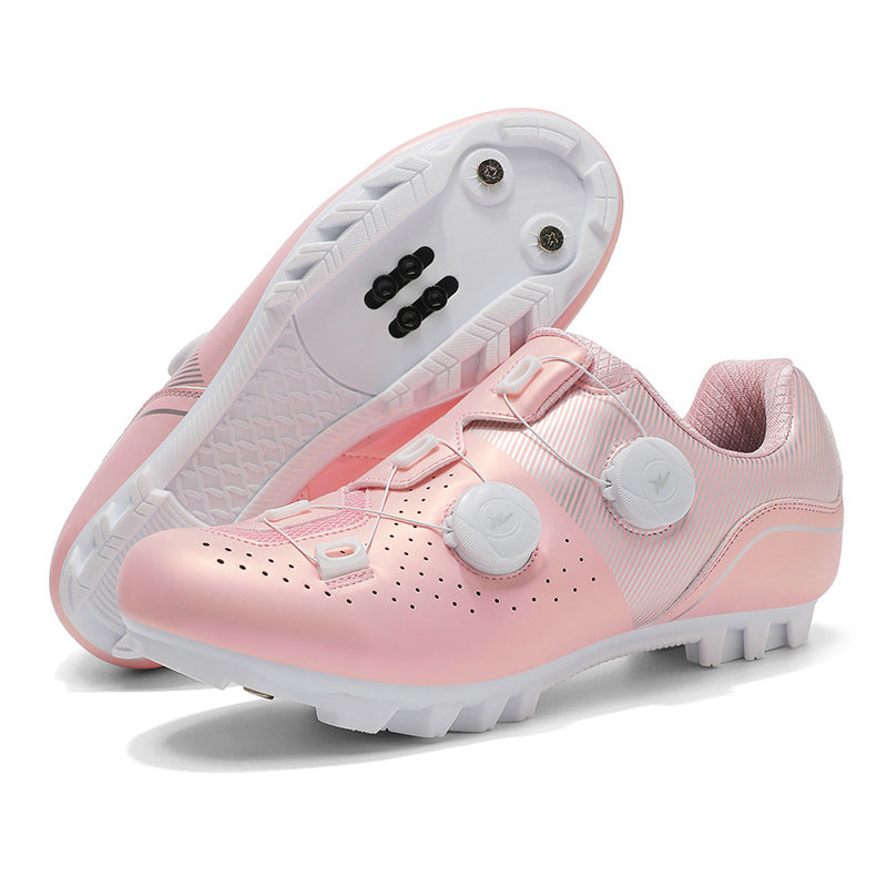 Cycling Shoes Outdoor Riding Shoes Non-Lock Rubber Sole Road Sole Mountain Sole Outdoor Cross-Border Popular Double Buckle Lock Shoes