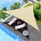 Cross-Border Canopy Tent Large Courtyard Sunshade Outdoor Camping Silver-Coated Triangular Canopy Pergola Awning