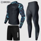 Sun Protection Swimsuit Men's Surfing Suit Split Quick-Drying Tight Jellyfish Suit Snorkeling Suit Wetsuit Full Body Long-Sleeved Trousers