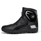Cross-Border Supply Men's Motorcycle Shoes Large Size Motorcycle Riding Shoes Men's Rider Four-Season Sneakers Motorcycle Travel Equipment