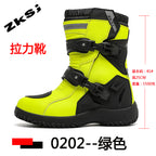 Cross-Border Motorcycle Riding Shoes, Rally Boots, Anti-Fall, Breathable, Anti-Fall Rider Equipment, Road Racing Shoes, Parkour Shoes, All Seasons