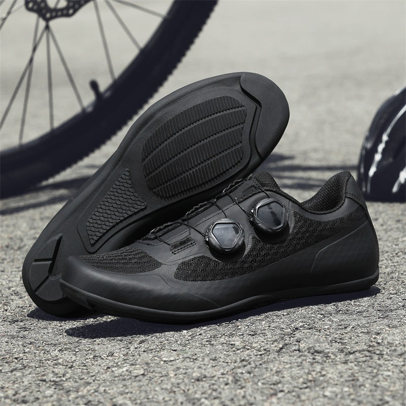 Cross-Border Foreign Trade Summer Breathable Mesh Cycling Shoes Cycling Shoes for Men and Women Road Bike Lock Shoes Bicycle Lock-Free Shoes