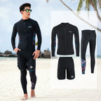 Sun Protection Quick-Drying Diving Suit Split Long-Sleeved Long Pants Swimwear Jellyfish Suit Couple Warm Men's Swimwear Women's Surfing Suit