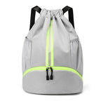 Dry and Wet Separation Basketball and Football Bag, Swimming Bag, Men's and Women's Sports Drawstring Pocket, Fitness Backpack, Backpack