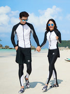 Sun Protection Quick-Drying Diving Suit Split Long-Sleeved Long Pants Swimwear Jellyfish Suit Couple Warm Men's Swimwear Women's Surfing Suit