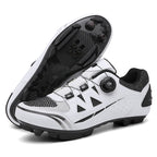 2023 Cross-border New Road Self-locking Riding Shoes Hard Sole Mountain Bike Shoes Power Bicycle Lock Shoes Men's Riding