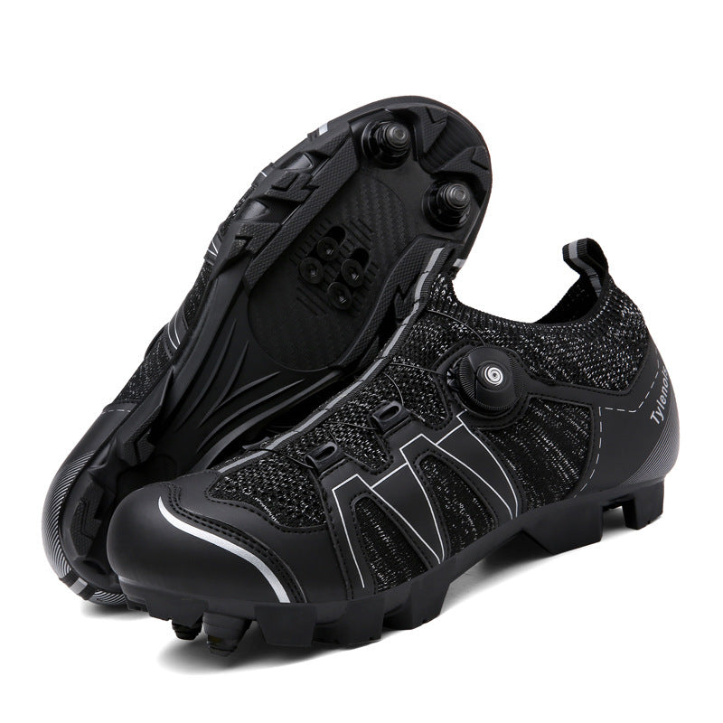 Cross-border plus size field mountain cycling shoes moped road lock shoes sports events bicycle high resistance lock shoes for men and women