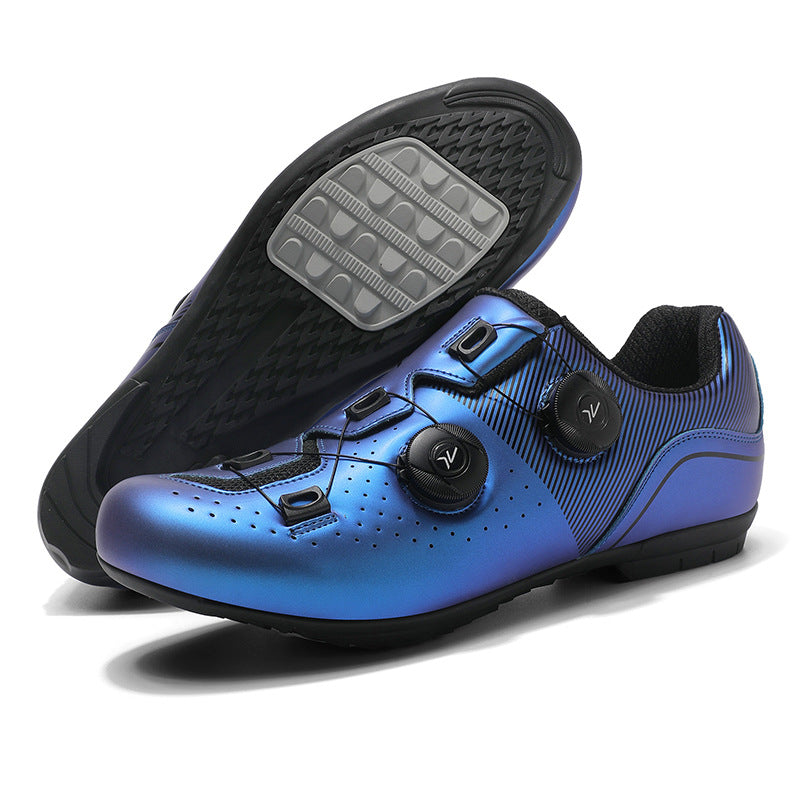 Cycling Shoes Outdoor Riding Shoes Non-Lock Rubber Sole Road Sole Mountain Sole Outdoor Cross-Border Popular Double Buckle Lock Shoes