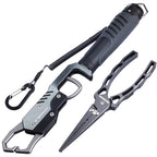 Bear king aluminum alloy road pliers rotatable with weighing fish controller metal multifunctional hook pliers wire cutting pliers