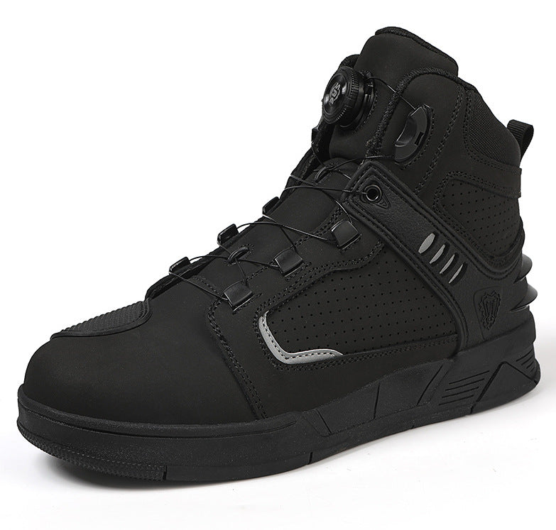 JG WOLVES/Nine Wolf Riding Shoes Motorcycle Boots Four Seasons Motorcycle Breathable Knight Equipment Commuter Racing Shoes
