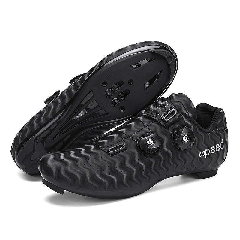Factory direct road race outdoor cycling shoes double rotating buckle plus size foreign trade lock cycling shoes