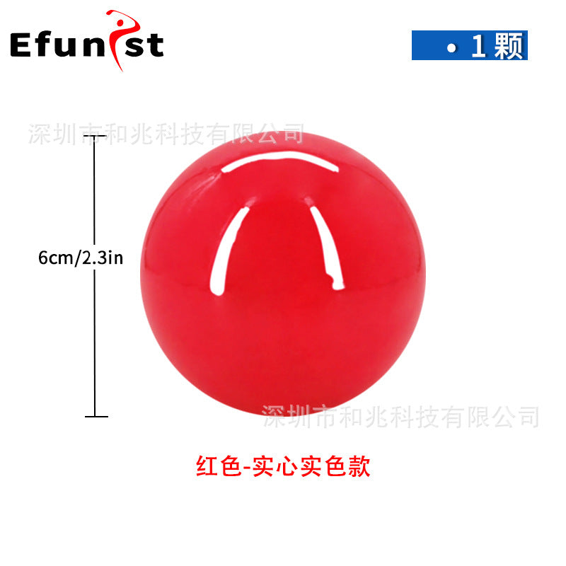 Golf Park Ball 60mm New Three-layer Ball Outdoor LED Luminous Ball Solid Color Night Flash Ball