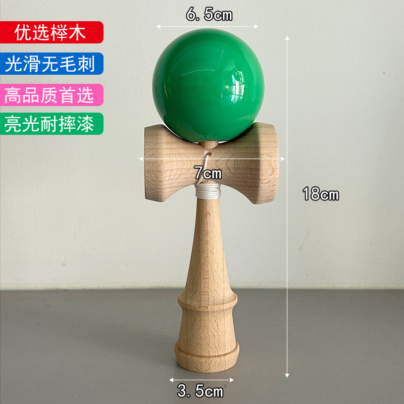 Sword Jade Skill Ball kendama Sword Jade Professional Introduction Jade Sword Sun Moon Ball Log Beginner Soul Competitive Toy
