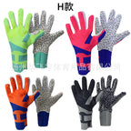 Ebay cross-border explosions high-end football gloves latex material non-slip wear-resistant training professional goalkeeper gloves breathable