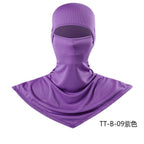 Summer Fishing Full Face Sun Protection Mask Outdoor Dustproof and Anti-Uv Hood Breathable Quick-Drying Sweat-Absorbent Cycling Hood