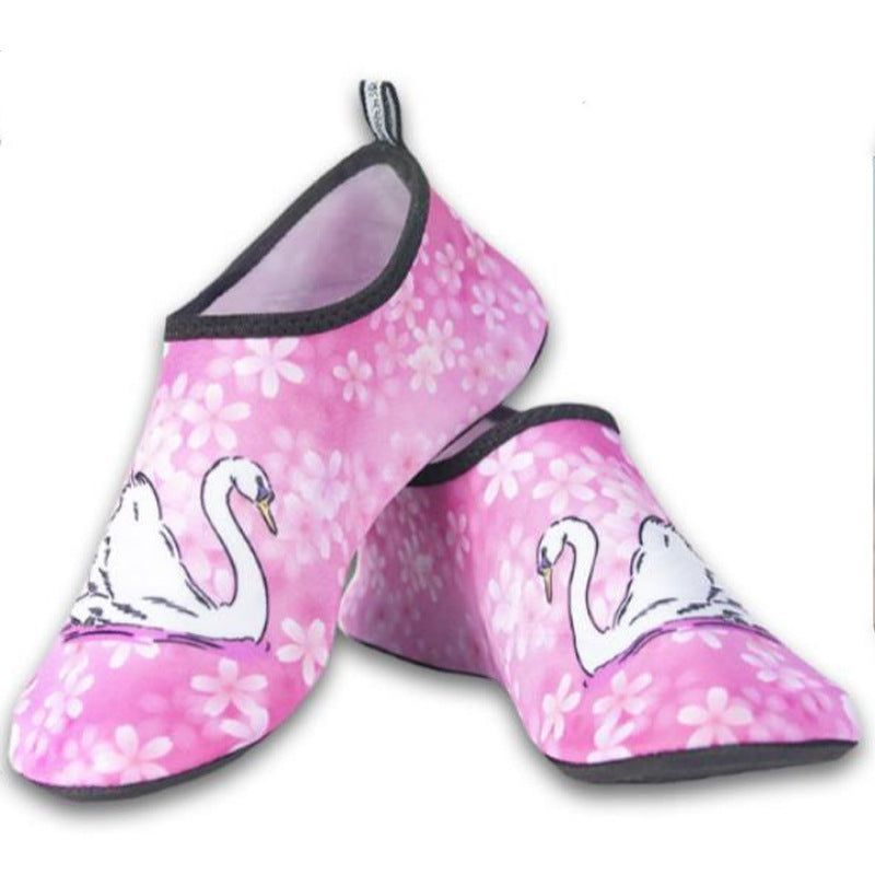 Color cartoon soft bottom beach diving socks spot men's and women's swimming shoes snorkeling diving shoes backwater shoes beach socks