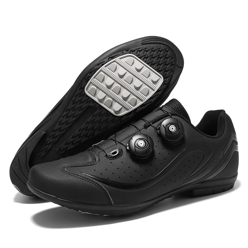 2025 New Road Car Lock Shoes Hard Bottom Breathable Bicycle Shoes Men's Mountain Bike Lock Shoes Lockless Cycling Shoes Power-assisted