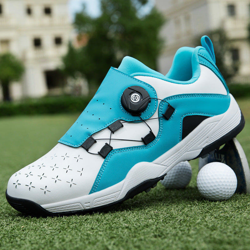 Cross-border explosions plus size golf shoes men and women outdoor leisure sneaker non-slip breathable wear-resistant broken nail shoes