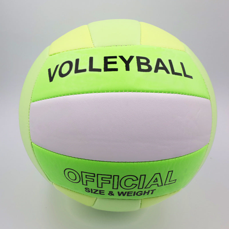 Volleyball No.4 No.5 Primary School Children's Senior High School Entrance Examination Special Soft Training PU Skin Machine Sewage Soft Beach Volleyball Wholesale