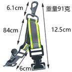 Cross-border fire gloves clip support with reflective nylon webbing firefighter gloves strap nylon webbing buckle