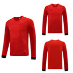 2025 Football Goalkeeper suit Long Sleeve Competition Training Team Uniform Breathable Children's Cross-border Foreign Trade Jersey Printable