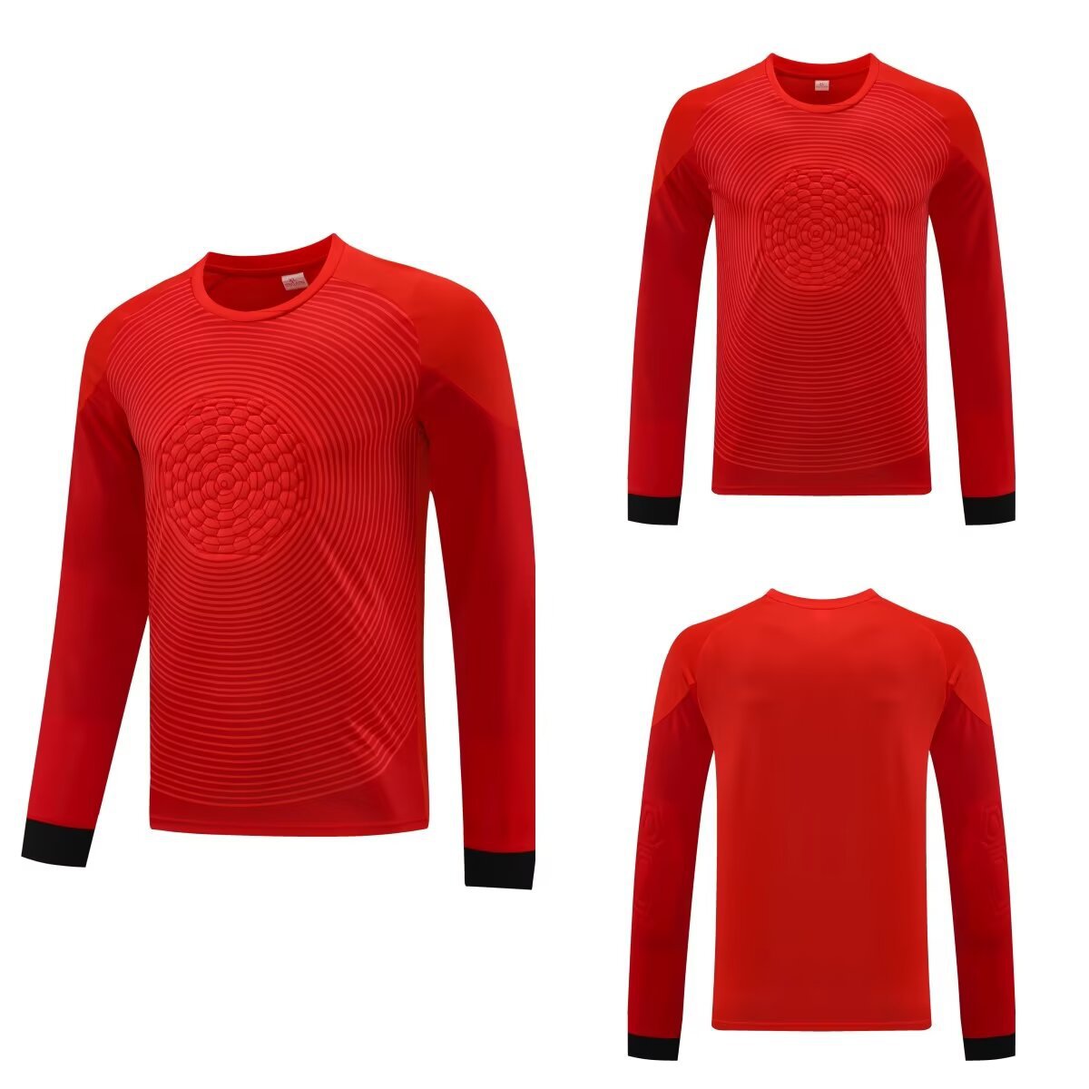 2025 Football Goalkeeper suit Long Sleeve Competition Training Team Uniform Breathable Children's Cross-border Foreign Trade Jersey Printable