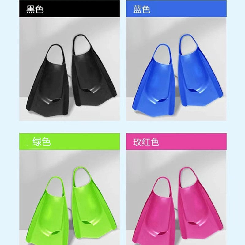 Cross-border Silicone Frog Shoes Adult Freestyle Professional Swimming Diving Training Flippers Snorkeling Equipment Adult Short Flippers