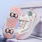 Girls' Roller Skates, Sports Shoes, New Kidsren's Walking Shoes, Medium and Large Kidsren's Dad's Shoes, Girls' Roller Skates, Running Shoes