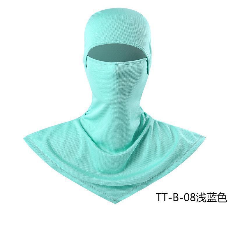 Summer Fishing Full Face Sun Protection Mask Outdoor Dustproof and Anti-Uv Hood Breathable Quick-Drying Sweat-Absorbent Cycling Hood