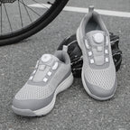 Professional Cycling Shoes Portable Rotating Button Anti-Skid Outdoor Sports Training Shoes Bicycle Shoes Mountain Lock Shoes