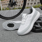 Professional Cycling Shoes Portable Rotating Button Anti-Skid Outdoor Sports Training Shoes Bicycle Shoes Mountain Lock Shoes