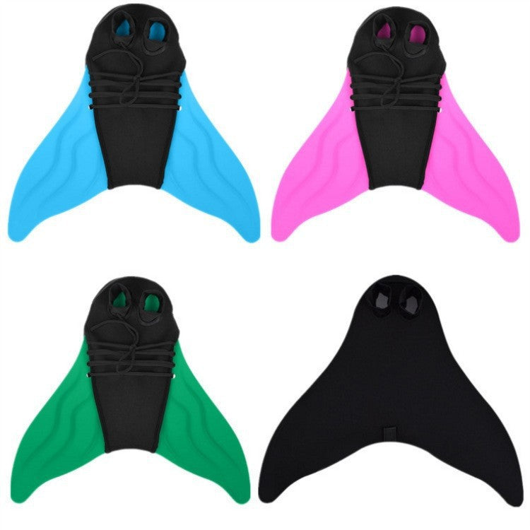 Factory direct supply Net Red new single flippers adult children flippers mermaid conjoined flippers swimming equipment