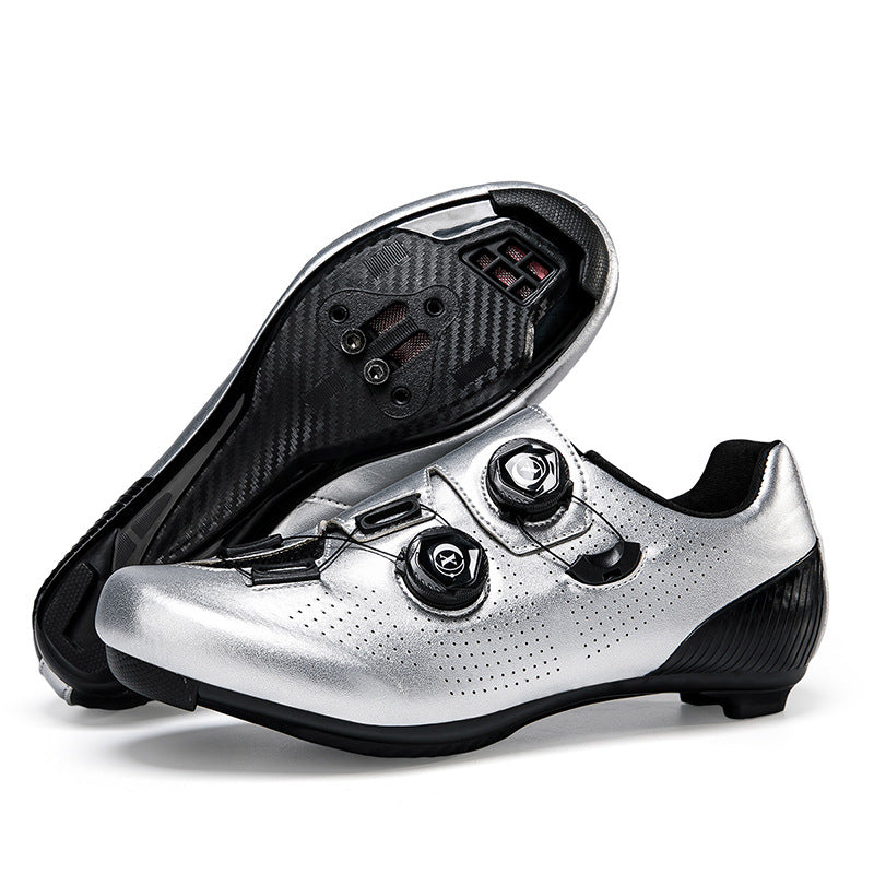 Cross-border New Road Car Lock Shoes Hard Bottom Bike Shoes suit Breathable Lockless Cycling Shoes Men's Mountain Bicycle Shoes
