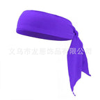 Men's and Women's Sports Hair Band Sweat Absorbent Headband Breathable Quick-drying Hair Band Solid Color Tennis Headband Strap Pirate Headband