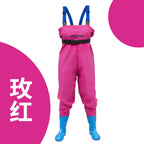 Women's Water Pants Children's Water-driven One-piece Wading Pants Rain Pants Rain Boots One-piece Water-playing Rain Clothes Water Pants