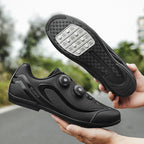 2025 New Road Car Lock Shoes Hard Bottom Breathable Bicycle Shoes Men's Mountain Bike Lock Shoes Lockless Cycling Shoes Power-assisted