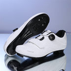 New Cross-Border Random Pattern Cycling Road Shoes for Men and Women, Mountain Bike Lock Shoes, Outdoor Power-Assisted Bicycle Shoes