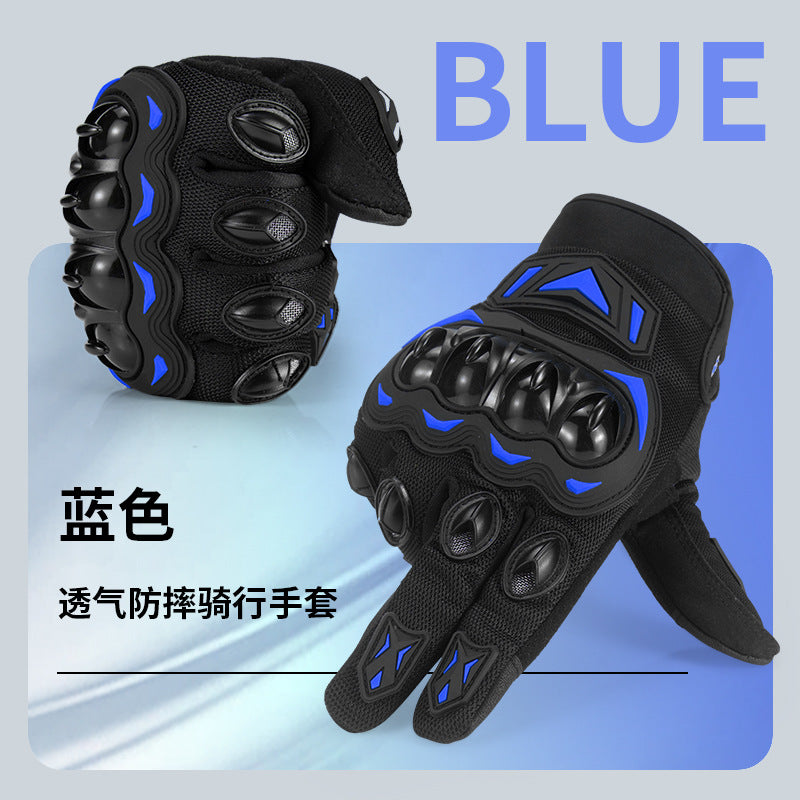 Anti-Slip New Touch Screen Anti-Scratch Gloves for Motorcycle Riding, Off-Road, Road, Outdoor, Wear-Resistant Handlebar Gloves, Cross-Border Hot-Selling Item