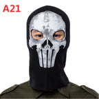 Cross-border manufacturers Halloween cs headgear call of duty personality ghost headgear windproof warm riding headgear mask