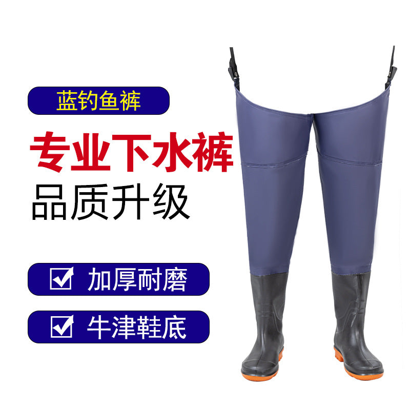 Rice-Planting Shoes, Waterproof Pants, Fishing Pants Manufacturer, Paddy Boots, Over-The-Knee Rice-Planting Boots, Mid-Tube, Lightweight, Thickeneded Tbottomon Soles